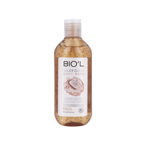 شامپو بدن ژلی  بیول مدل Silky Coco مناسب پوست معمولی تا چرب 400 میل